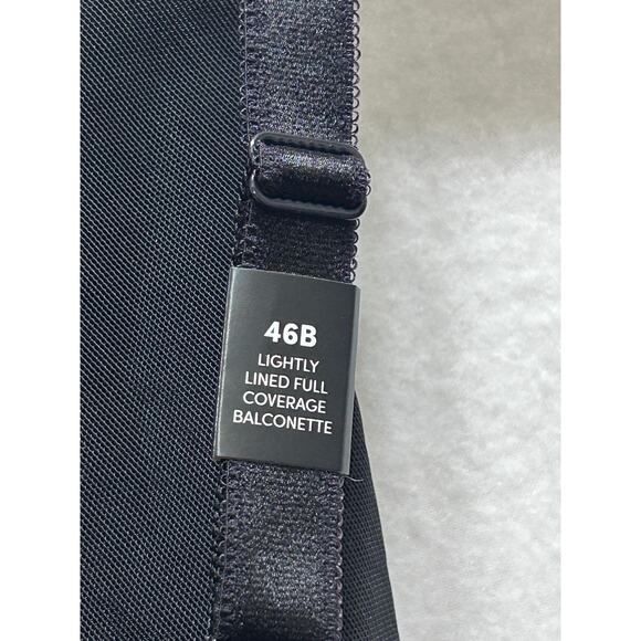 Torrid Curve Bra 46B Black 360 Back Smoothing Full Coverage Balconette Lined NWT - Picture 6 of 7